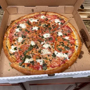 Margherita pizza