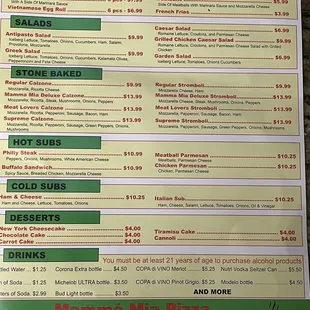 Newest menu, P. 2