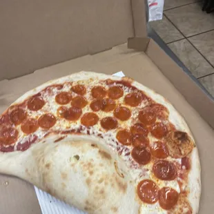 Concoction. Calzone pizza combo. (Special request)