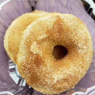 Warm Cinnamon Sugar Donuts