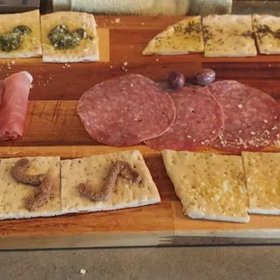Mini charcuterie board