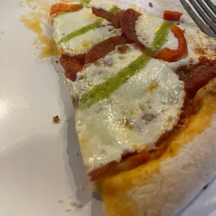 Margherita with pepperoni and red peppers