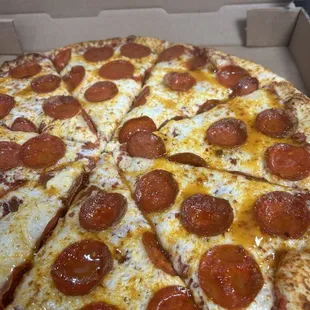 Hot Honey Pepperoni Pizza