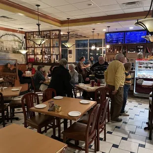 people eating in a restaurant