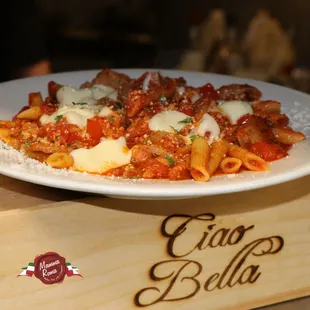 Penne Caprese w Sausage