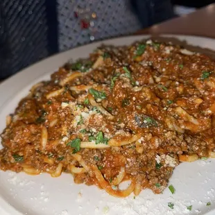 Spaghetti meat sauce
