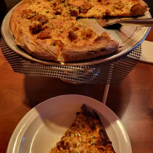 Small Buffalo chicken pizza
