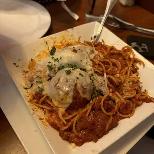 Spaghetti with Meatball
