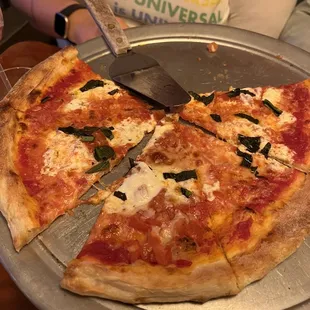Margherita pizza
