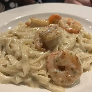 Fettuccine Alfredo with Shrimp (Full Order)