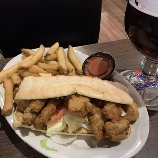 Oyster Po Boy - Delicious