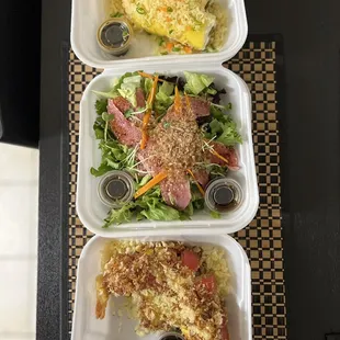 Sexy Roll, Seared Tuna Salad, and Maximum Roll