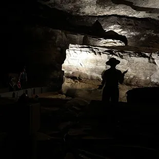 Ranger Maddie stopped to give us some cavern insights.