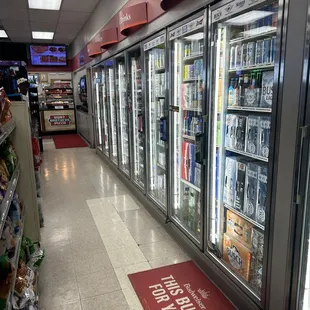 the inside of a grocery store