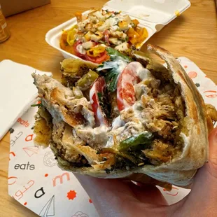 Za&apos;atar Wrap with Chicken