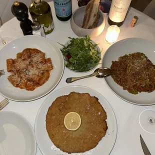 a table set for a meal