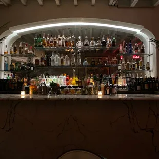 Upstairs bar