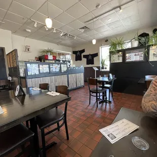 the interior of a restaurant