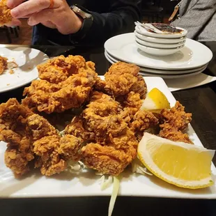 Biggest, crispiest Kaarage Chicken we've ever had