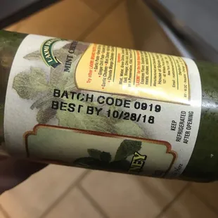 They're selling crap that expired almost a year ago!