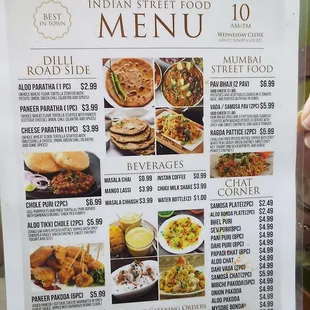 Simple menu but remarkable food!