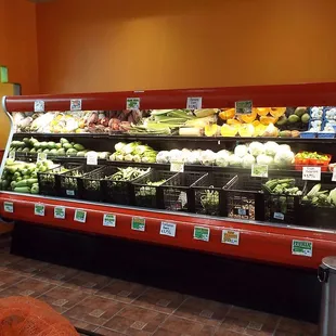 And more veggies--all are fresh!