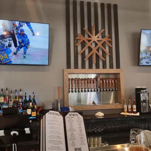 taps in between two tv's