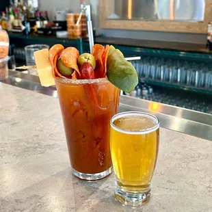 Bloody Maria (cucumber jalapeño tequila)