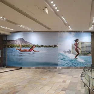 Adhesive Backed Vinyl Install for Quicksilver / Roxy Pop Up Waikiki