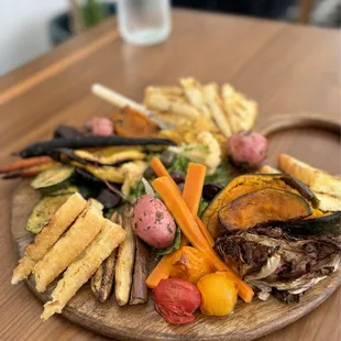 Roasted Veggie Salt Platter Lunch