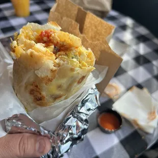 5 ingredient breakfast burrito