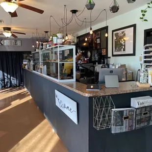 a view of the counter