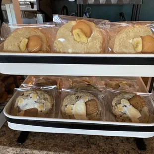 Cookies! Banana and s'mores?