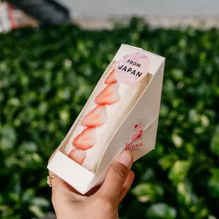 Japanese imported strawberries are one of our signatures products at Mana Sandwiches.