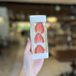 Strawberry sandwich