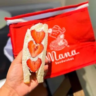 Strawberry Nutella Cream Sando