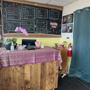 Beautiful, warm, welcoming counter service inside