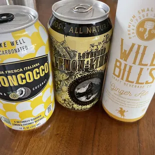 Unique non-alcoholic beverage selection