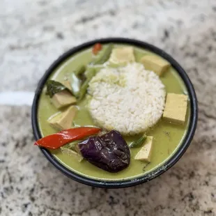 Green Curry Entree (takeout)