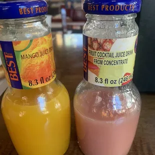 Cocktail and mango juice