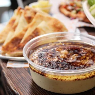 Freshly made Hummus - photo credit to instagram content creator @foodieclubsf