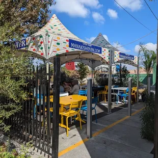 Outdoor seating
