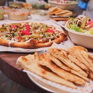 Chicken Shawarma Manakish