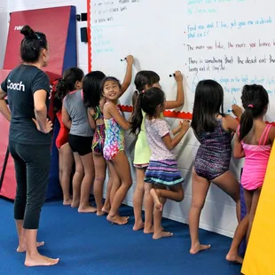 Tumblers Gymnastics, 8-10 years old, Learning Component.