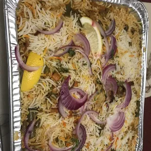 Vegetable Dum Biriyani