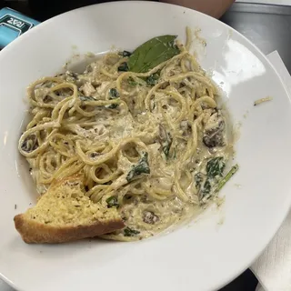 Spinach and Mushroom Pasta