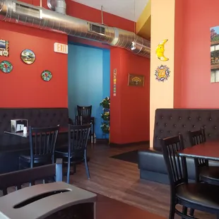 From a corner table in the front room (there are 2 dining rooms).