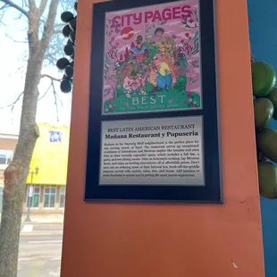 Best Latin food award