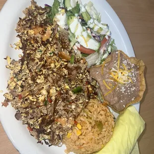 Machaca con Huevos