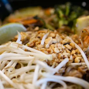 a close up of a plate of food